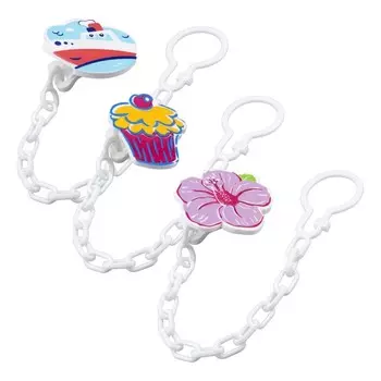 Прищепка-держатель для соски-пустышки, МИКС