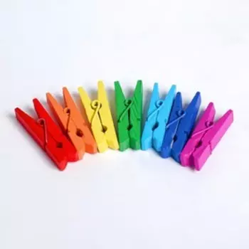 Прищепки «Семицветик» 24 шт., 16×13×1 см