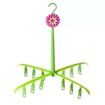 Приспособление для развешивания мокрой одежды Flower Power