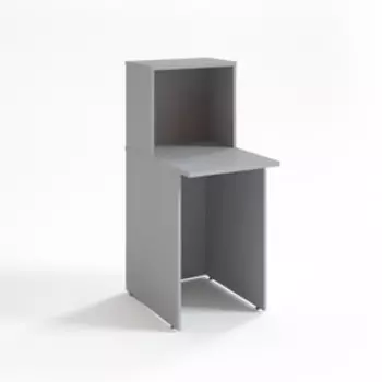 Приставка к ресепшн РМС.2, 500 × 680 × 1206 (756) мм, серый