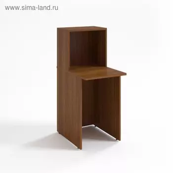 Приставка к ресепшн РМС.2, 500х680х1206(756) мм, орех