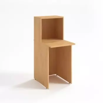 Приставка к ресепшн РМС.2, 500х680х1206(756) мм, бук светлый