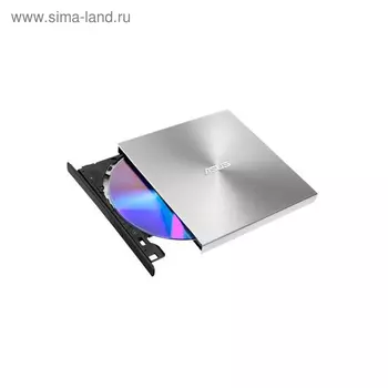 Привод DVD-RW Asus SDRW-08U9M-U серебристый USB slim ultra slim M-Disk Mac внешний RTL