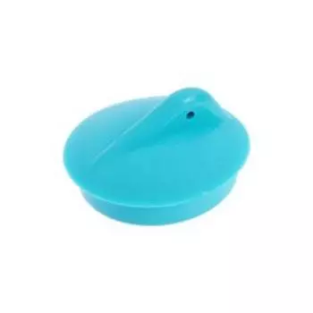Пробка для ванны "Симтек", резиновая, бирюзовая