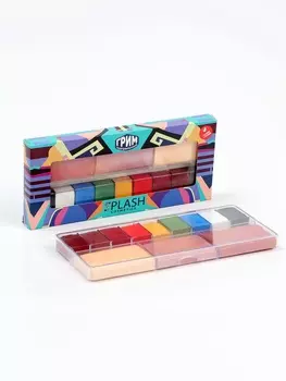 Профессиональный грим, палитра 12 цветов, №1, тональная