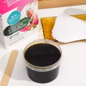 Профессиональный воск для депиляции Bio Cosmetolog Professional, с маслом ши, алоэ вера, 350 г