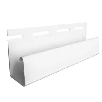 Профиль для сайдинга DCKE J18, 3000 мм, цвет белый