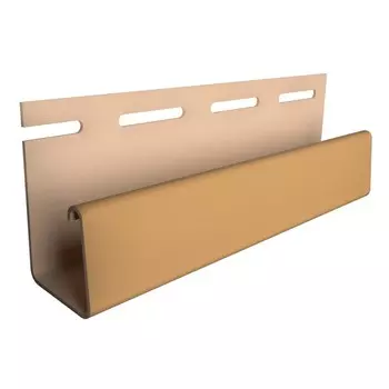 Профиль для сайдинга DCKE J18, 3000 мм, цвет каштановый