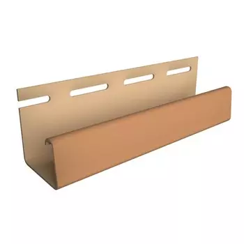 Профиль для сайдинга DCKE J26, 3000 мм, цвет каштановый