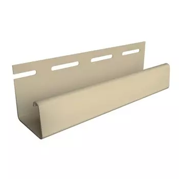 Профиль для сайдинга DCKE J26, 3000 мм, цвет палевый