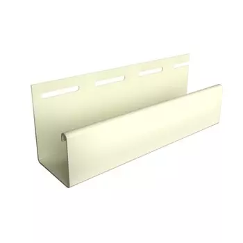 Профиль для сайдинга DCKE J30, 3000 мм, цвет слоновая кость