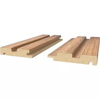 Профиль - финиш для МДФ панелей, 27007716 мм, цвет пекан