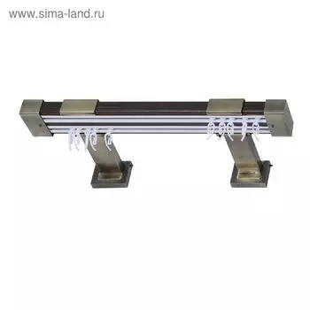 Профиль «Президент», прямоугольный, деревянный, венге, длина 320 см