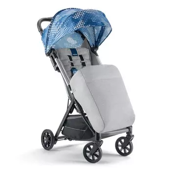 Прогулочная коляска Inglesina Quid с накидкой для ног, sparkling blue