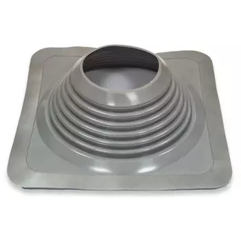 Манжета - проходка на трубу кровельная прямая «Мастер Флеш №5» d=102-178 мм, цвет серый