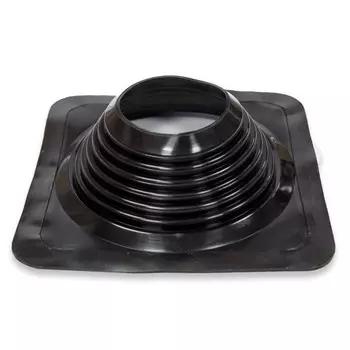Манжета - проходка на трубу кровельная прямая «Мастер Флеш №5», d=102-178 мм, цвет чёрный