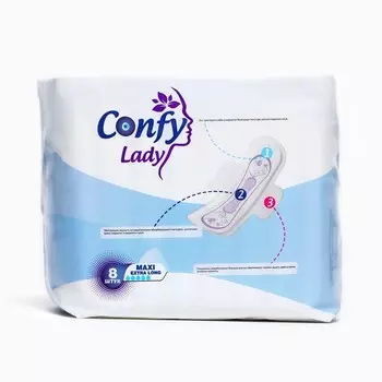Прокладки Confy Lady, Maxi extralong, 8 шт