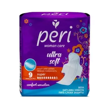 Прокладки Peri Ultra Super Soft, 9 шт