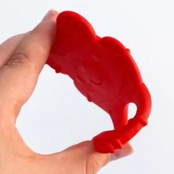 Прорезыватель силиконовый «Мишка», цвет МИКС