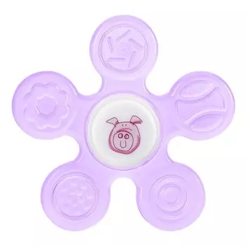 Прорезыватель-спиннер с водой «Хрюшка»