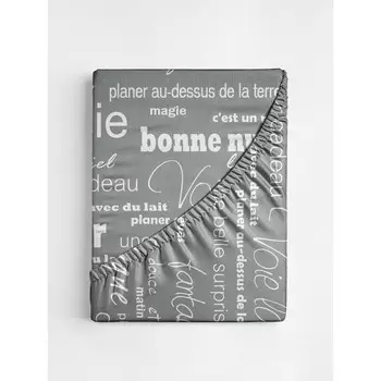 Простынь на резинке, размер 180х200х20 см