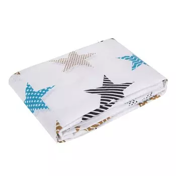 Простынь на резинке «Звёзды разноцветные», размер 60х120 см