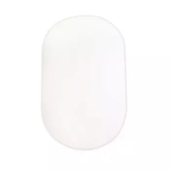 Простынь в овальную кроватку, размер 130 х 75 см, цвет молочный