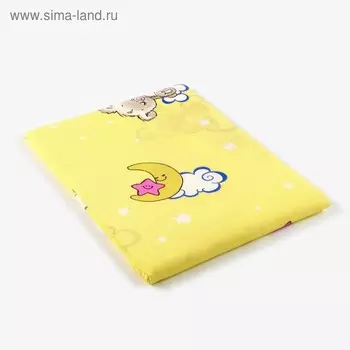 Простыня 1.5 сп. 150х210см, цвет микс, бязь 120гм, хл100%