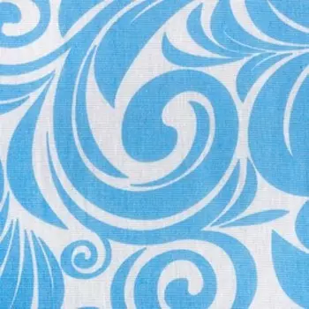 Простыня 1,5 сп Экономь и Я 150*215±3 "Танец ветра" цв.голубой,100 гр/м2,100%хлопок,бязь