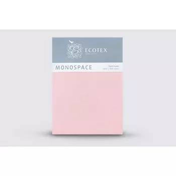 Простыня 1,5 сп «Моноспейс», размер 150х215 см, цвет светло-розовый