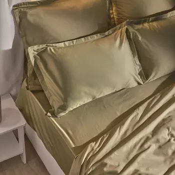 Простыня евро SL Home «Олива», 235260 см, сатин 220ТС, хлопок 100%