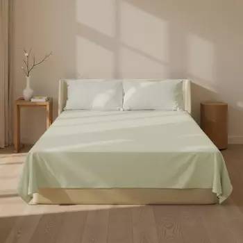 Простыня евро SL Home Herb, 235260 см, сатин 300ТС, хлопок 100%