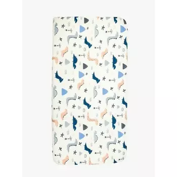 Простыня AmaroBaby 150х210 (Little dino, бежевый)