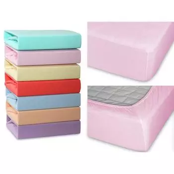 Простыня Cleo, трикотаж, размер 140x200x25 см