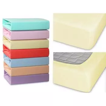 Простыня Cleo, трикотаж, размер 140x200x25 см