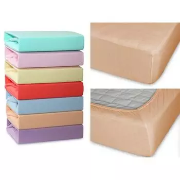 Простыня Cleo, трикотаж, размер 160x200x25 см