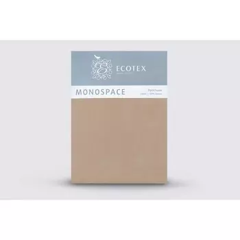 Простыня евро «Моноспейс», размер 220х240 см, цвет бежевый