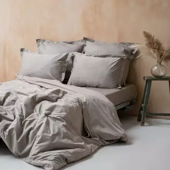 Простыня «Ферги», размер 200x220 см, цвет бежево-серый