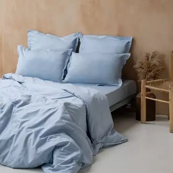 Простыня «Ферги», размер 240х260 см, цвет голубой