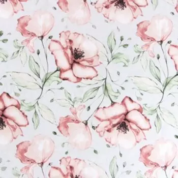 Простыня Этель Flowers 160*200*25,поплин, 125 г/м2