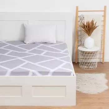 Простыня Lines 160*200*25см, 100% хлопок, поплин, 125 г/м²