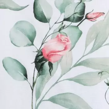 Простыня LoveLife "Розы" 160*200*25см, 100% хлопок, поплин, 125 г/м²