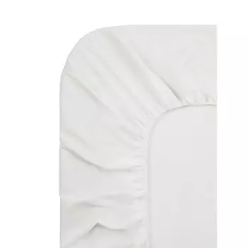 Простыня «Мармарис», размер 90х190х30 см, цвет белый