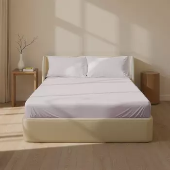 Простыня на резинке 300ТС SL Home Steel 140200+30 см, сатин, 100% хлопок