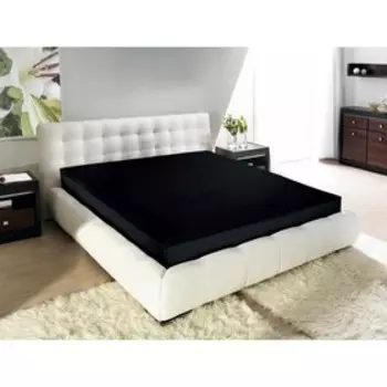 Простыня на резинке Black, размер 200х200х20 см, цвет чёрный