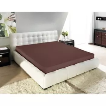 Простыня на резинке Chocolate, размер 140х200х20 см