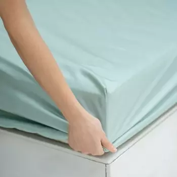 Простыня на резинке «Ферги», размер 200х160х25 см, цвет мятный