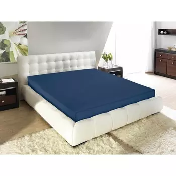 Простыня на резинке Indigo, размер 160х200х20 см, цвет синий