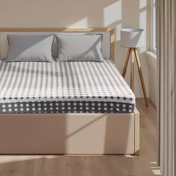 Простыня на резинке Этель Иллюзия (вид 2) 140*200*25, 100% хлопок, бязь, 125г/м2