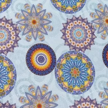 Простыня на резинке Этель «Индийский узор», 140х200х25+-2см